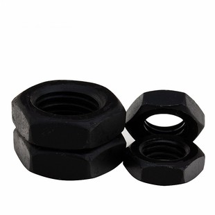 8级GB6172发黑六角薄螺母螺帽外六角薄螺丝帽六角螺母M6M8M10 M36