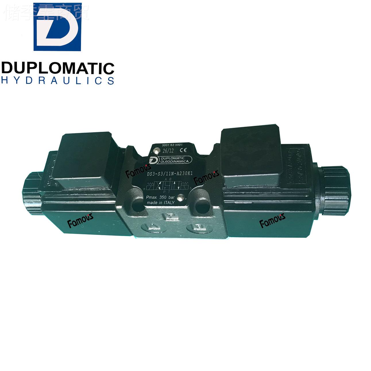 D3-S油3/1OBF1N-SD24K1直供意大利SDUPLOMATIC高压电磁阀电 用磁
