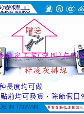变频器延长线数据线通信线 AC60AC70AC80AC90 纬创VEICHI灰色