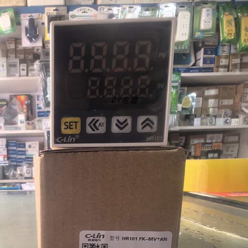 新款欣灵温度控制器HR101 FK-MV*AN K型400智能温控尺寸48X48