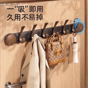 飞雕旋转吸盘门后浴室挂钩中古挂衣钩壁挂衣架衣服帽子收纳置物架