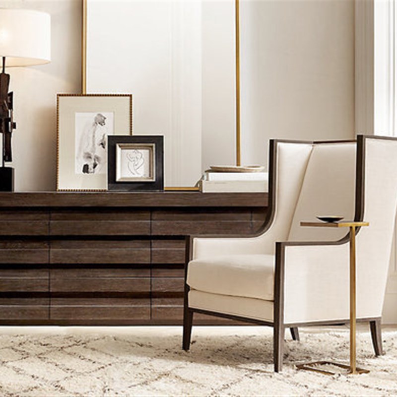 美式乡村现代实木轻奢玄关柜 法式门厅装饰柜仿古电视柜储物柜