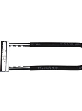 梅花锁玻璃门锁双门u型锁抗剪防撬商铺门锁C级叶片锁芯插锁MH3035