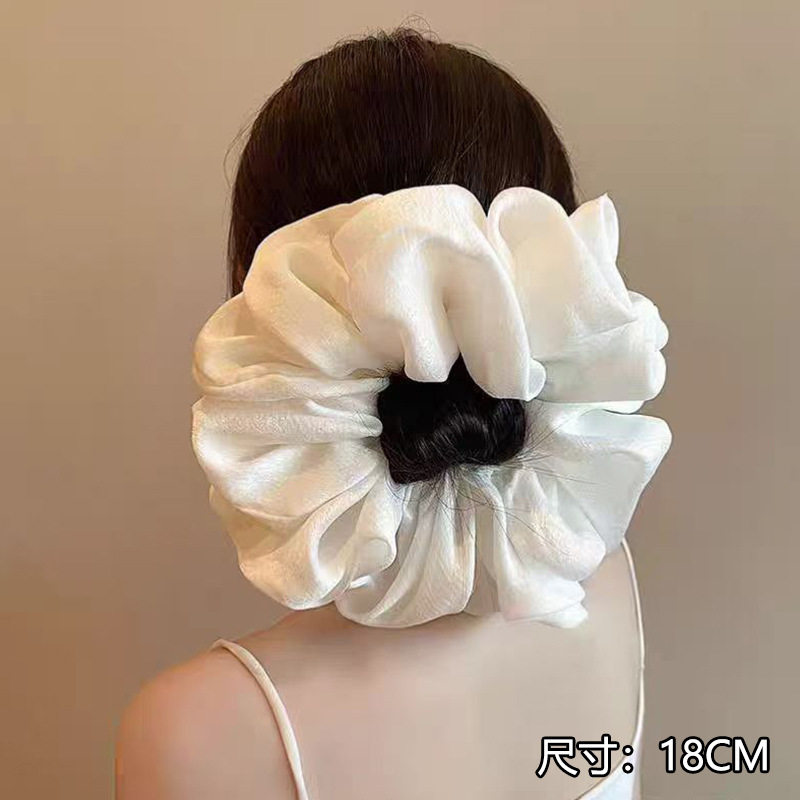 超大号巨好看褶皱泡泡大肠发圈高级感纯色百搭头绳2025新款头饰品,饰品/流行首饰/时尚饰品新,发饰,淘宝优惠券,粉丝福利购,淘宝优惠卷