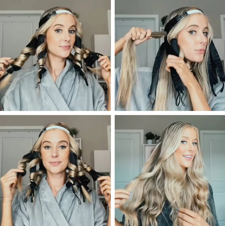 绒布八爪鱼卷发懒人鱿鱼卷发器