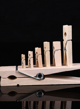 2.5/3/3.5/4.5/6/7.2cm小木夹子彩色木夹子木头夹照片夹衣架环创