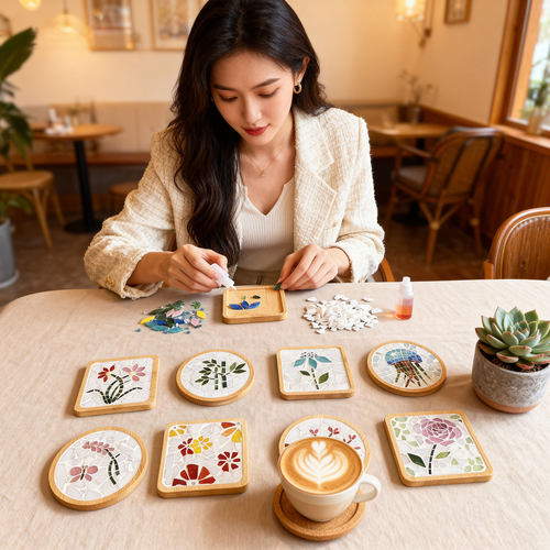 手工马赛克杯垫diy材料包儿童