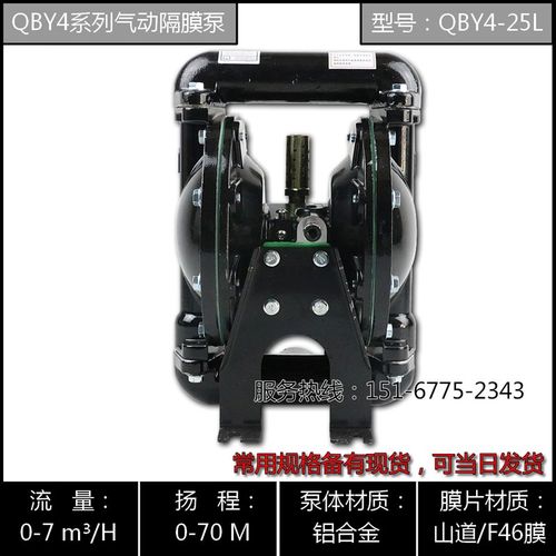 QBY4-25L型铝合金山道气动隔膜泵/BQG100/0.4型隔膜泵SBQG140/0.3