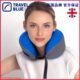 Travel 蓝旅u型枕u形颈椎枕头脖枕便携可折叠旅行飞机护颈枕 Blue