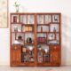 花梨木小博古架红木多宝阁新中式 实木置物架茶室古董架原木展示柜