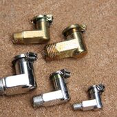 台湾油钟牌 角尺油杯 进口弹簧盖油杯 L型油杯 GB1157 机油杯