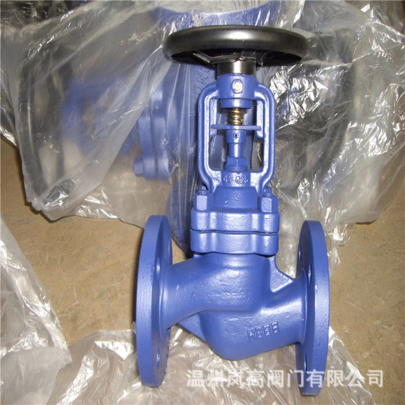 工业体专用 法兰连接 铸钢材质 WJ41H-16C 波纹管截止阀 DN250