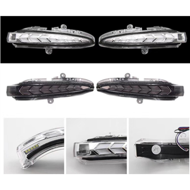 FOR ALPHARD30埃爾法多功能LED后視鏡蓋燈威爾法RAV419款鏡罩燈