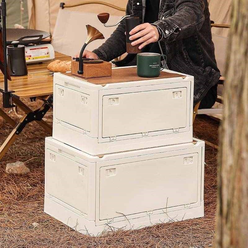 1288网红户外便携折叠露v收纳箱营五门折叠箱摆摊车载行整旅理储