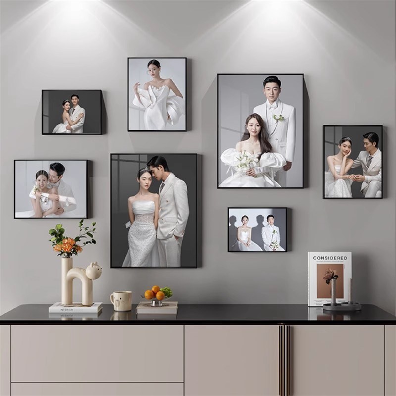 创意照片墙相框挂墙组合s餐厅客厅墙面装饰墙上相册墙相片背景墙