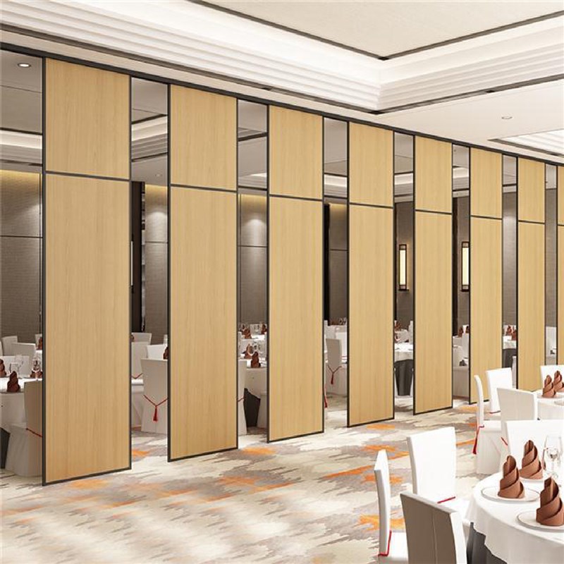 宴会厅活c动隔断屏风会议室移动吊轨推拉折叠门隔音防火门包间