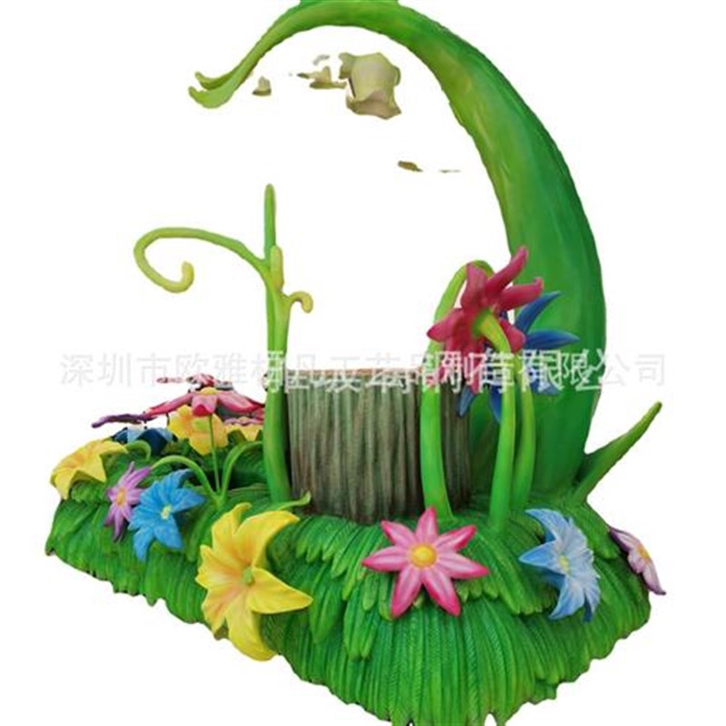 美陈巡游车动f植物海洋玻璃钢售卖车移动售票车售货车主题花车