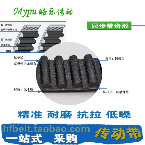 橡胶同步带 HTD1704-8M HTD1712-8M HTD1720-8M HTD1728-8M