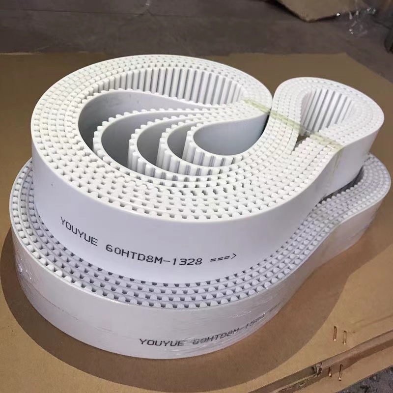 同步带 PU聚氨酯钢丝开口带S8M XXH 3M 14M L AT10同步轮传动皮带