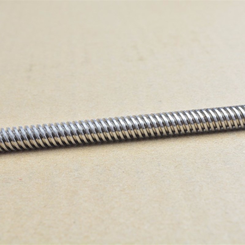 link cnc 304不锈钢T8丝杆梯形丝杠螺距2mm导程2mm长度600-2000mm