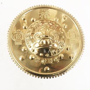 中式老式大门虎头门环不锈钢钛金狮头金黄兽头农村庭院门铁门木门