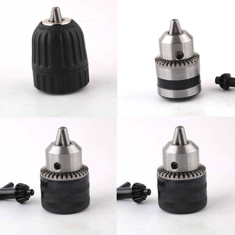扳手钻夹头铁夹头电锤圆柄方柄夹头手电钻电动工具附件自锁夹头