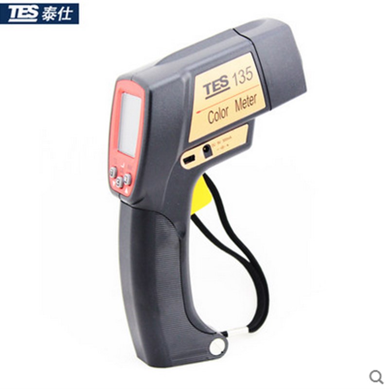 可开13%票中国台湾泰仕TES135A物体色彩分析仪 色差仪 测色仪