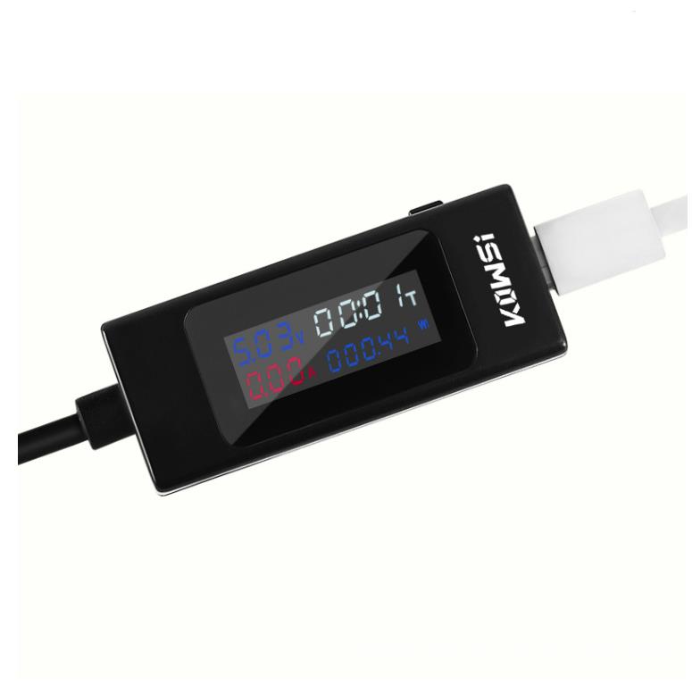 WITRN A2Q维简USB电压电流表测试仪8A魔改120W手机快充电流检测仪