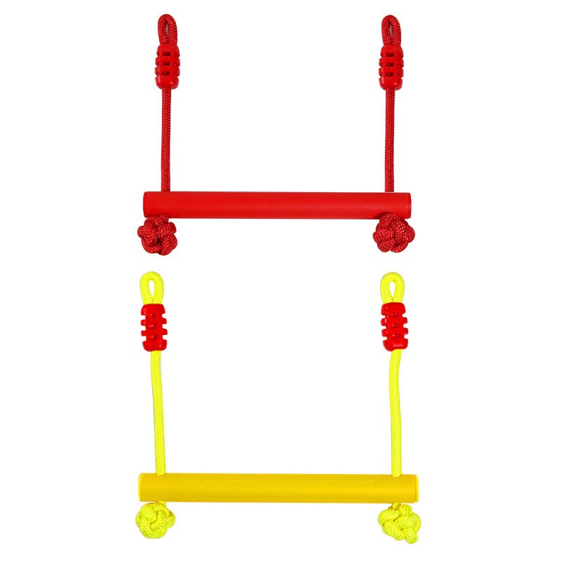 走扁带猴杆儿童户外健身娱乐手握攀爬PE塑料棒吊杆