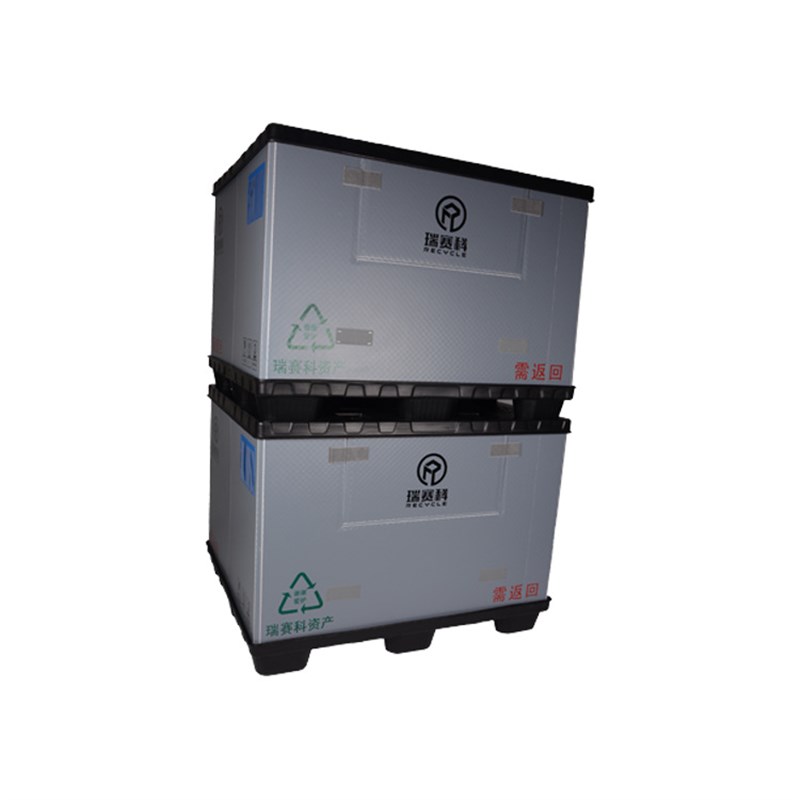 pp物流包装塑料箱吹塑高强度蜂窝板围板箱五金配件运输塑料周转箱