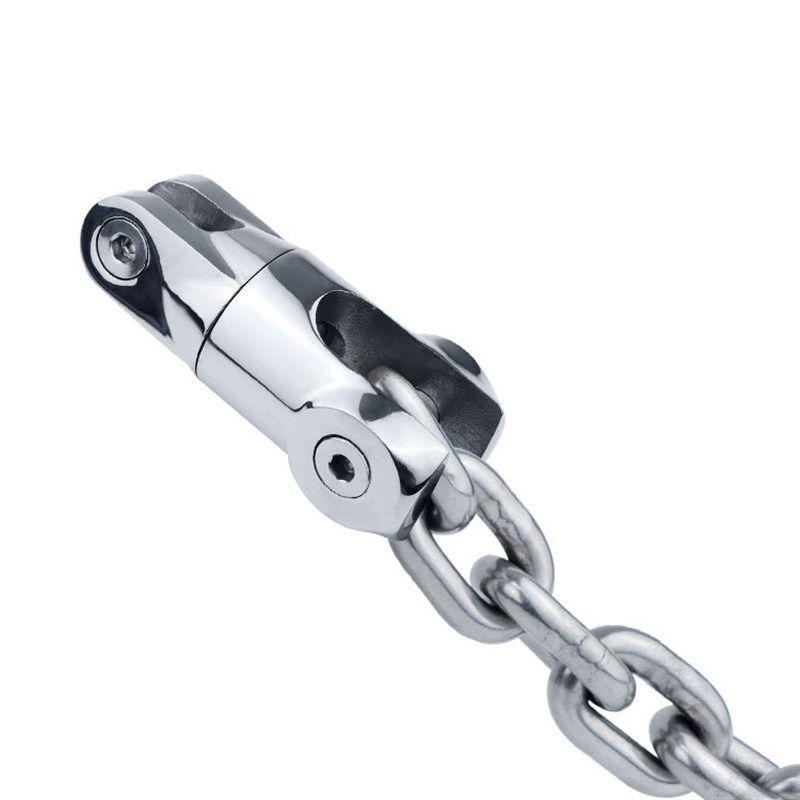 重型锚连接器 不锈钢316船用锚链 船用五金游艇两段锚配件旋转