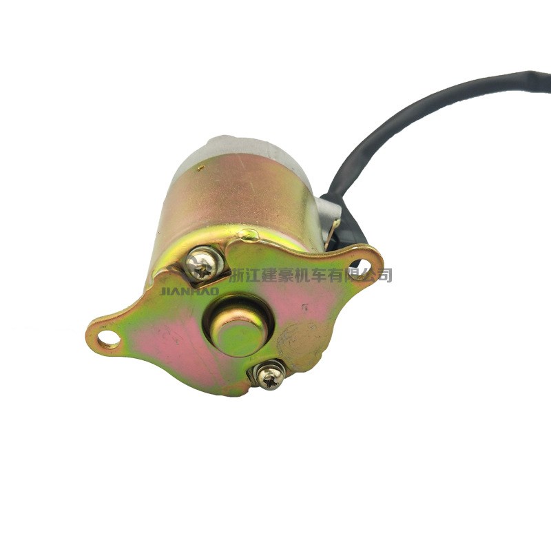 主机配套 踏板摩托车发动机配件 GY6-125/150 起动马达 单线