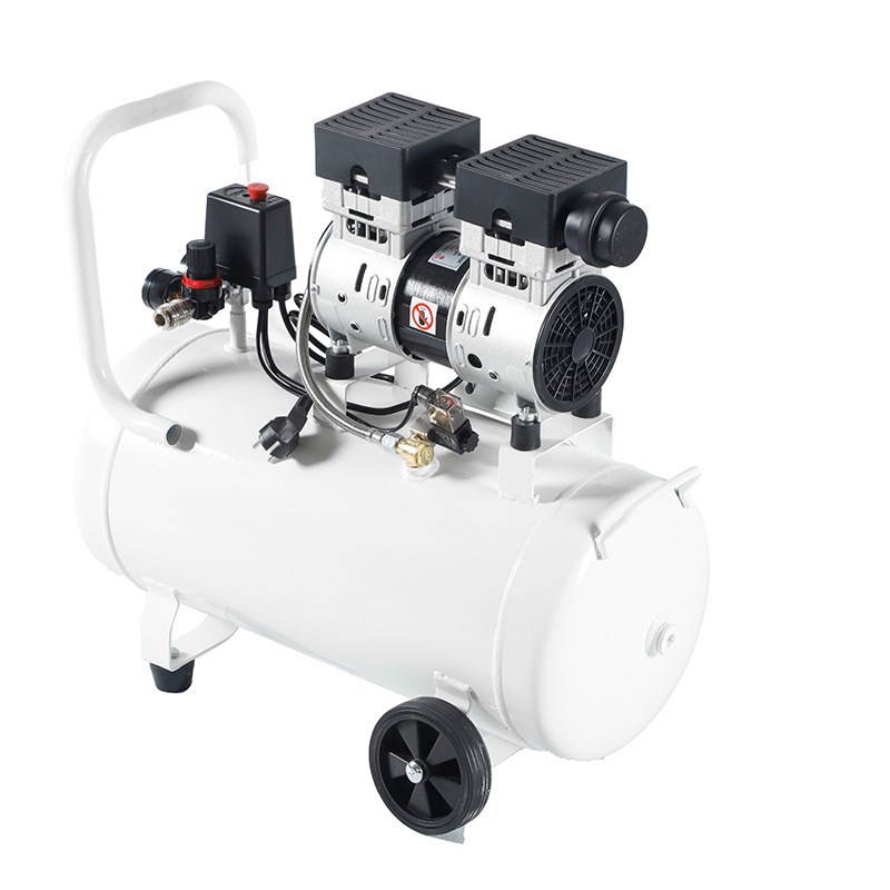 运美无油静音空压机YM750-50L高压冲气泵喷漆木工小型空气压缩机