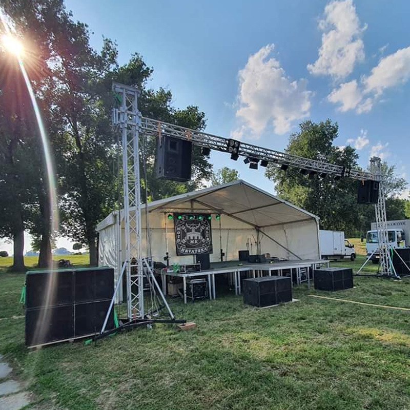 户外高台花鼓戏舞台架室内婚庆展台跳舞演唱铝合金舞台桁架