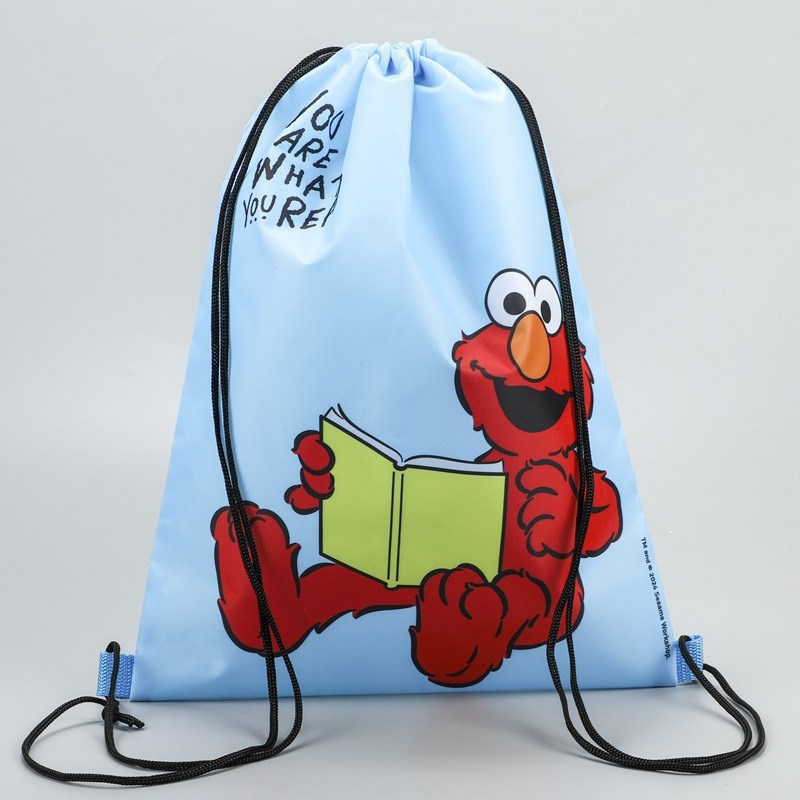 210D涤纶束口袋定m制双肩运动背赛事包可印logo学生培训防水抽绳