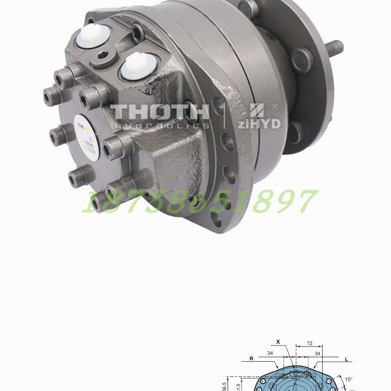 萨奥思THOTH 中意滚柱马达pTMS03-160 230 250 280 320 360 400