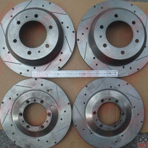 改装刹车碟 划线打孔碟 刹车盘 五十铃 庆铃竞技者V6 突路霸