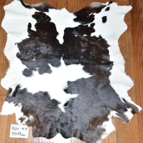 整张成年大奶牛皮地毯 胎牛皮Q60真皮草软包家具墙壁 沙发座椅