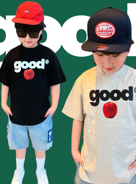 OHDREAM童装good系列APPLE经典亲子男女童短袖t