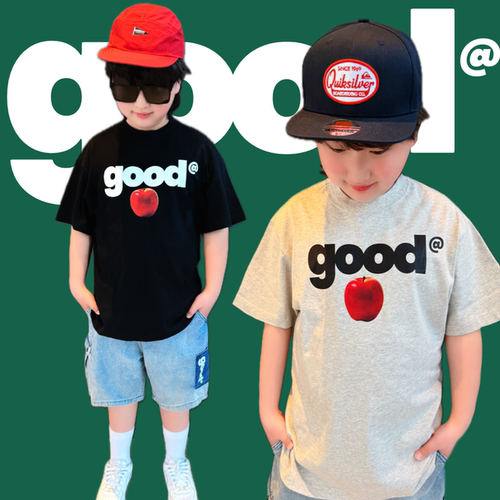 OHDREAM童装good系列APPLE经典亲子男女童短袖t