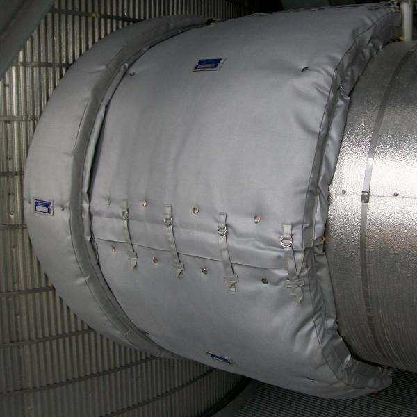 还原炉隔热罩脱卸式保温套可拆卸罐体保温被旋转罐体防火棉耐高温