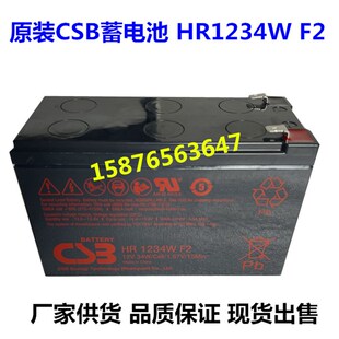 原装 CSB 12V9AH CSB蓄电池12V电瓶 HR1234WF2 12V34W UPS蓄电池