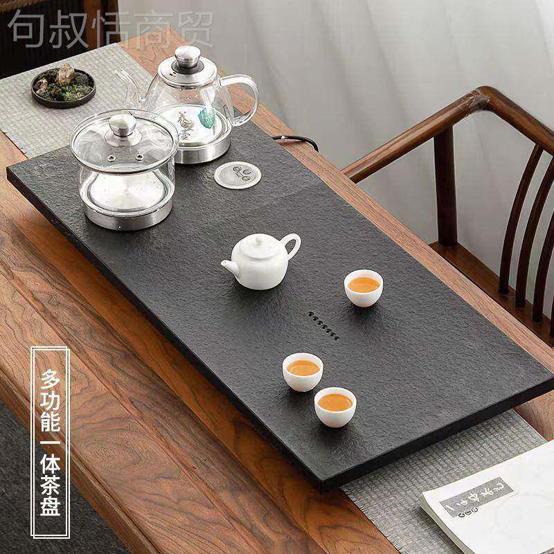 金石茶台炉茶盘套装全自动上水VMG水石头一体夫电磁壶功茶具家用