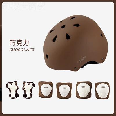 Kaza童头盔 平衡卡赞姆车护具滑板车轮m儿滑自行车护膝全帽儿童头