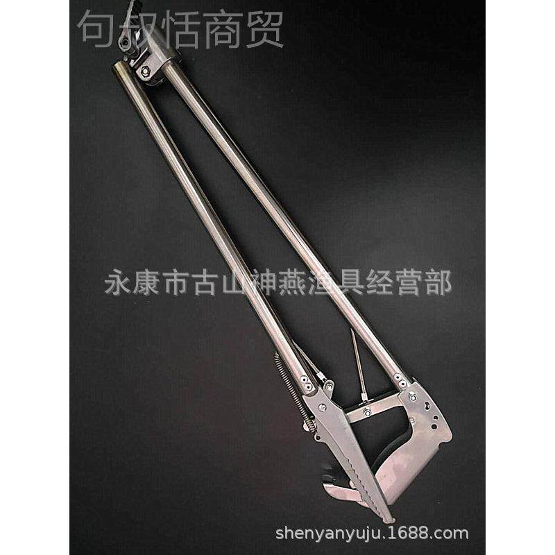 神燕2米1.5不锈钢折叠蛇黄鳝夹子加长赶海龙虾钳螃钳DDC蟹鱼泥鳅