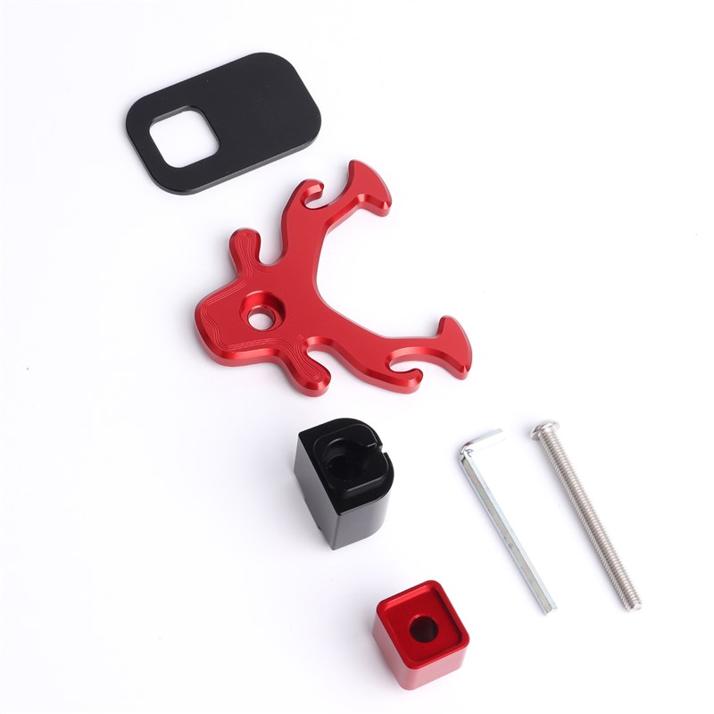 适用于极核电动车AE4 AE4i改装铝合金前置挂钩 AE4i头盔挂钩配件