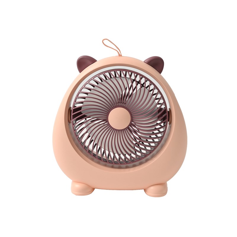 小号/大号 USB卡m通造型 学生桌面立式电风扇 办公室家用 可调风