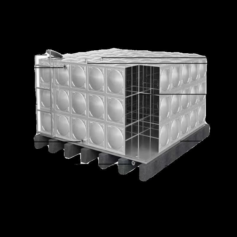 不锈钢304消防水箱屋顶生活焊接箱泵一体化BDF地埋水塔保温储水罐