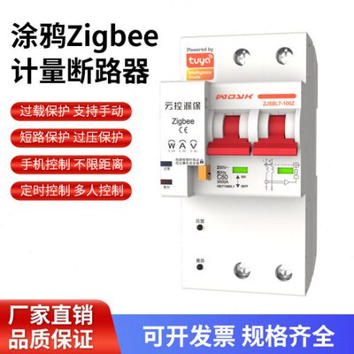 计量断路器 zigbee网关涂鸦APP手机远程遥控定时开关总闸智能空开