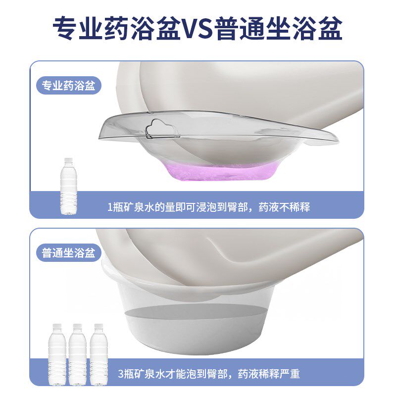 痔疮坐浴盆熏蒸浅底药浴盆妇科泡药专用洗pp盆智能马桶坐浴盆医用